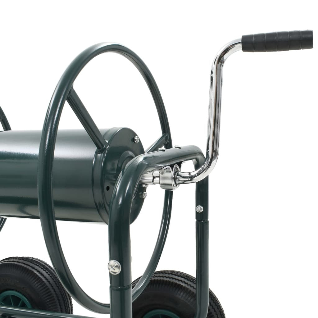 Garden Hose Trolley with 1/2" Hose Connector 246.1' Steel Doba